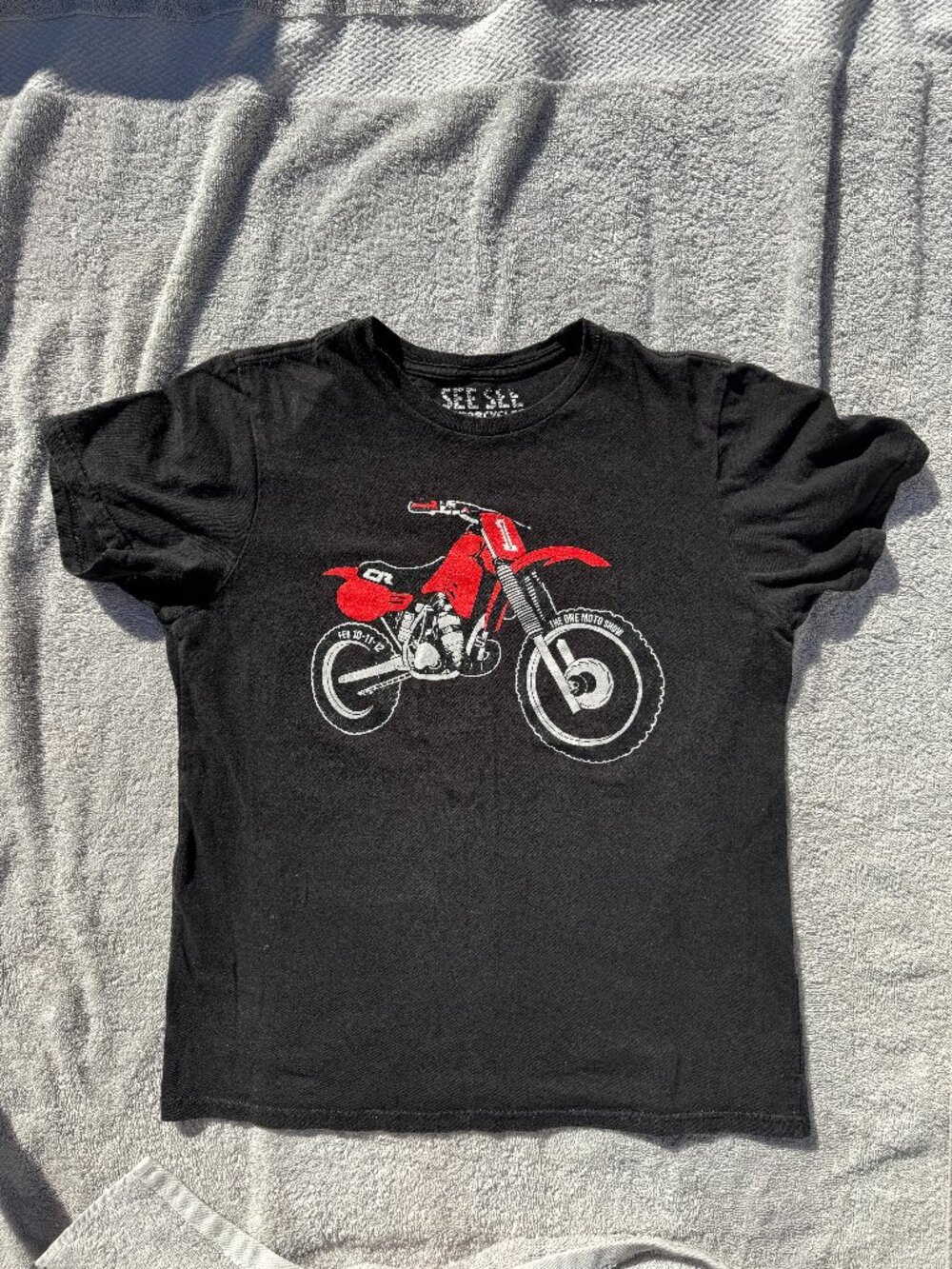 Vintage See See Portland Graphic Motorcycle Tee